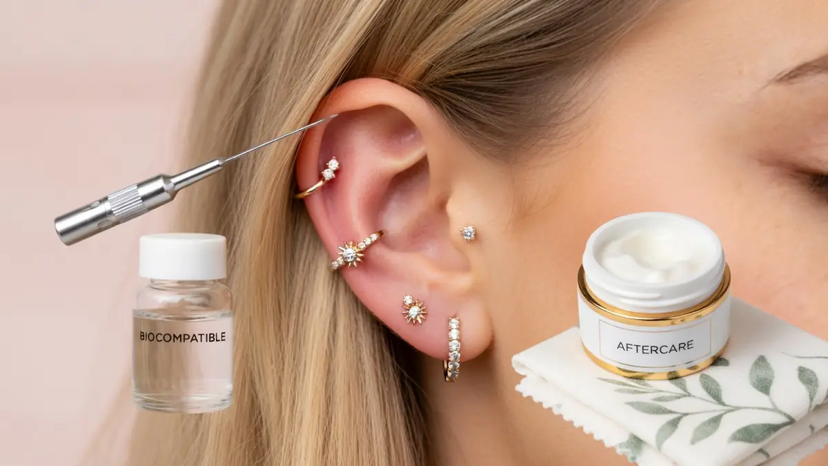 Le piercing de l&rsquo;hélix : l&rsquo;art de sublimer le cartilage de l&rsquo;oreille