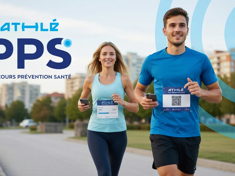 Une femme et un homme courent ensemble dans le pps Athlétisme