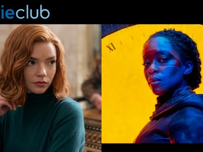 L'image montre deux actrices pour le programme tv Série Club