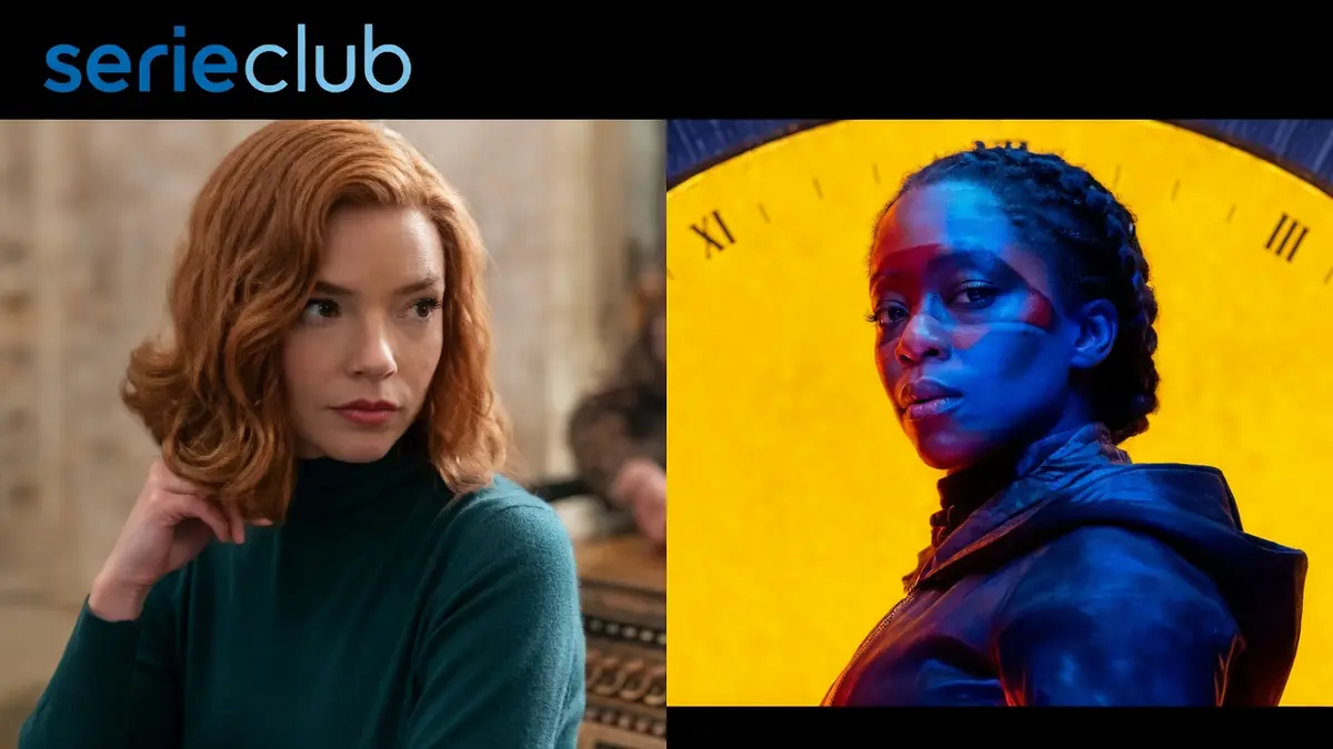 L'image montre deux actrices pour le programme tv Série Club
