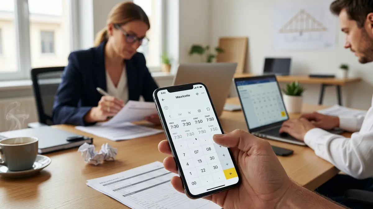 Le succès discret de la calculatrice Mauricette : révolutionner la comptabilité horaire
