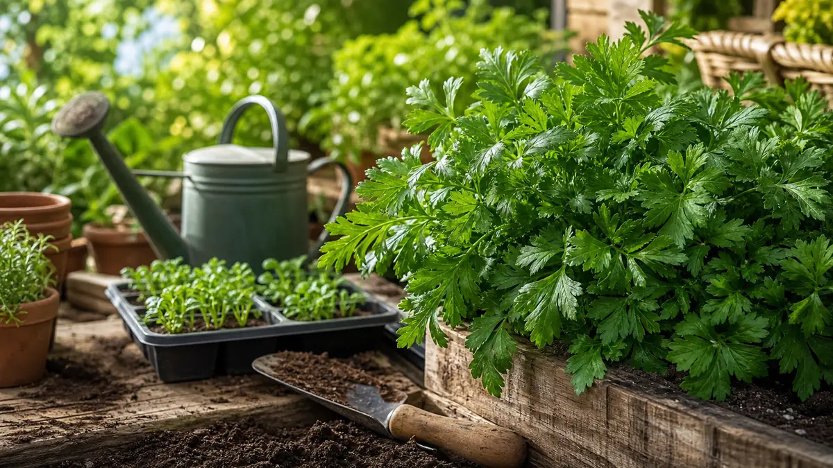 Le triomphe de l&rsquo;aromate : réussir le semis et la culture du persil géant d&rsquo;Italie