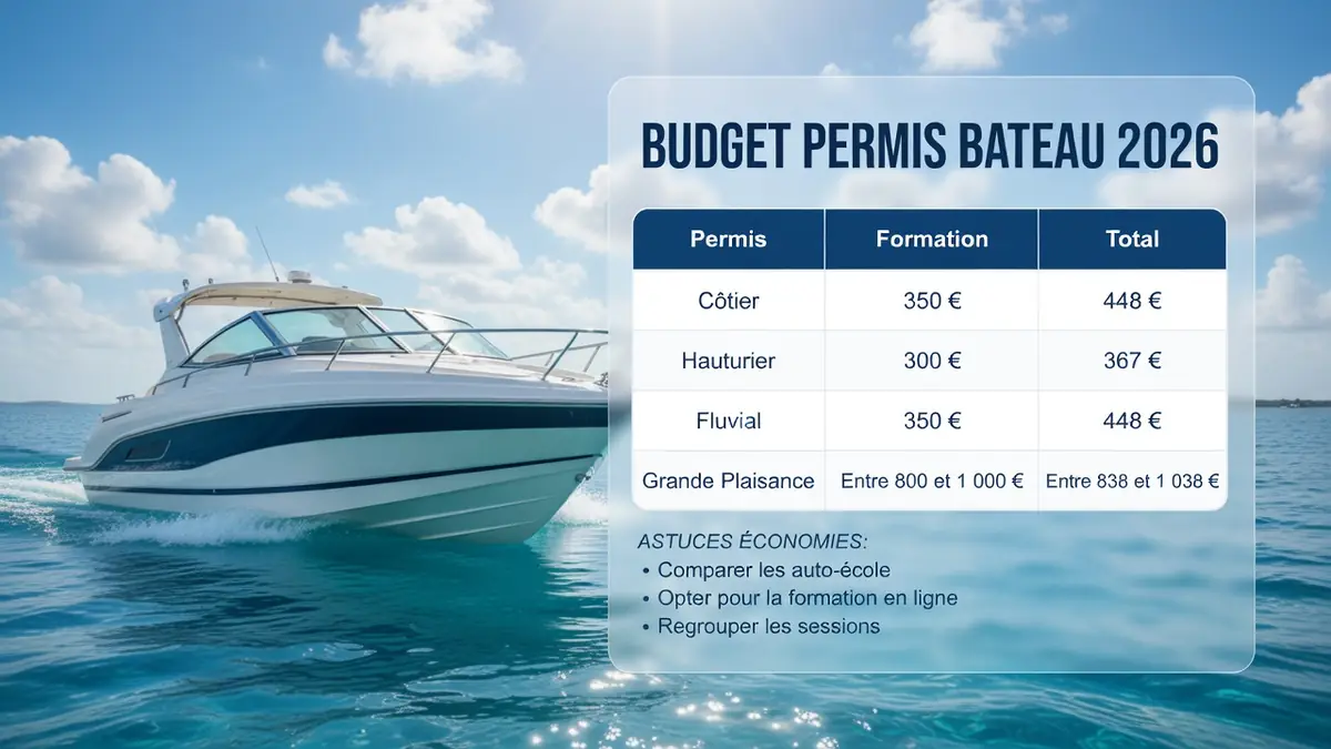 Le vrai prix du permis bateau : budget, formules et astuces en 2026