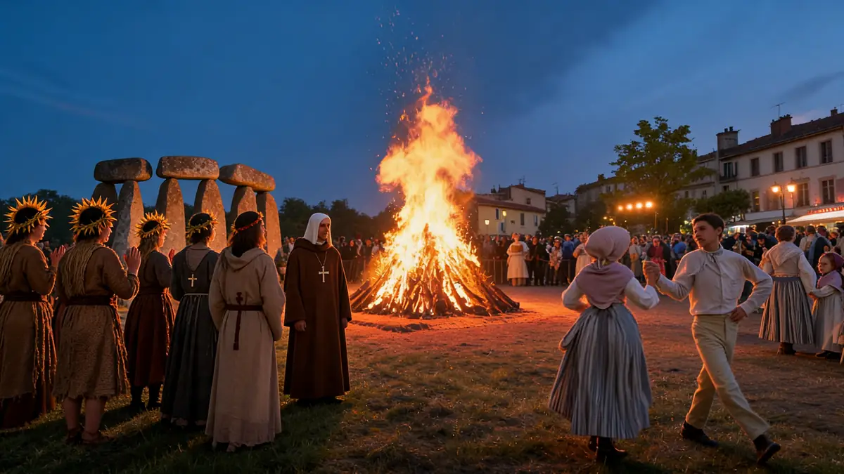 Les flammes du solstice : histoire et métamorphoses du feu de la Saint-Jean