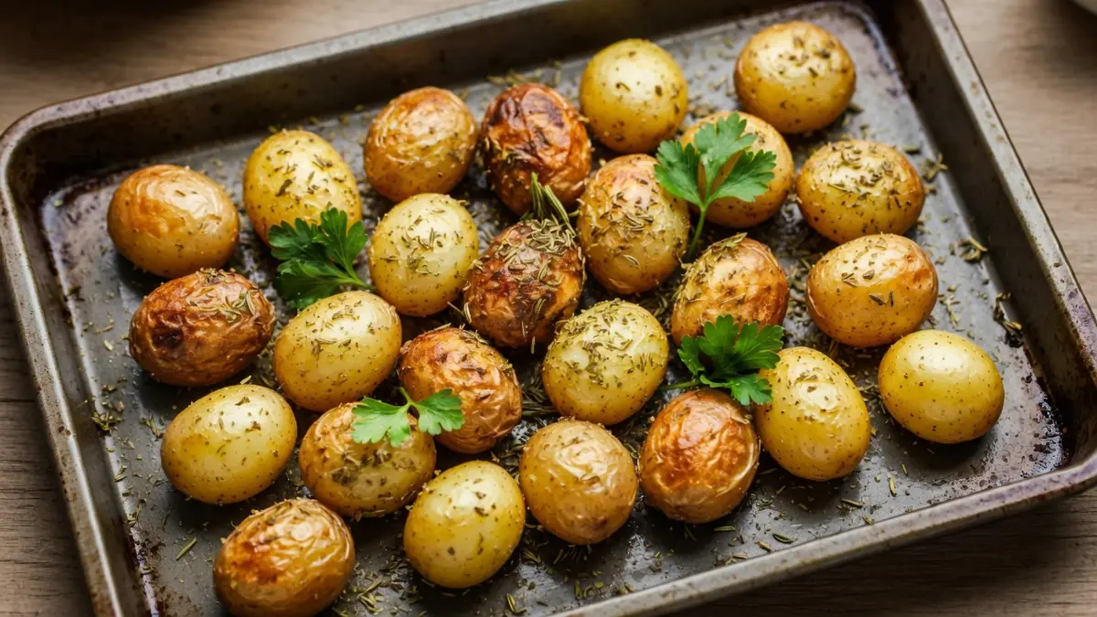Des pommes de terre grenaille rôties au four pour recettes pommes de terre grenaille au four