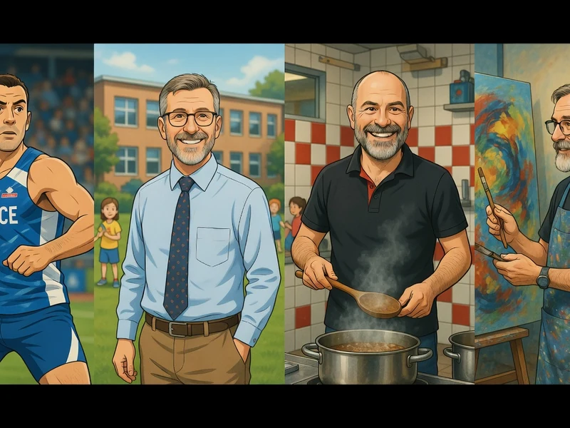 Quatre facettes illustrées de la vie et des multiples talents de Pascal Lefebvre
