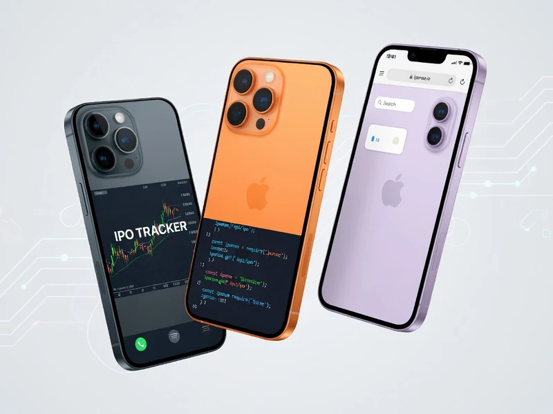 Trois smartphones colorés flottent pour illustrer Iponse