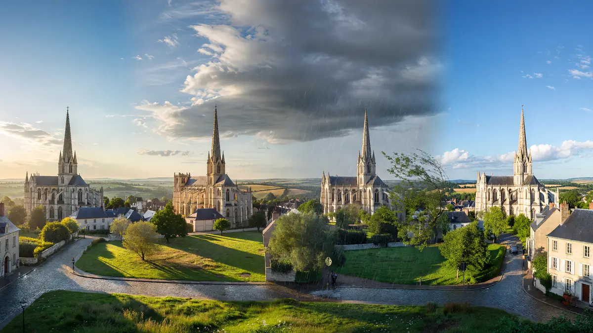 Les subtilités de la météo à Chartres : décryptage d’un mois de juin en pleine bascule