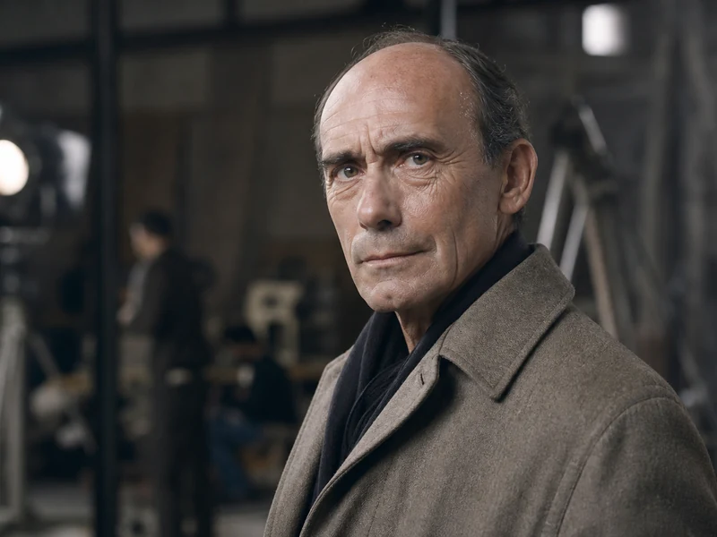 Portrait de Paul Crauchet sur un plateau de cinéma français.