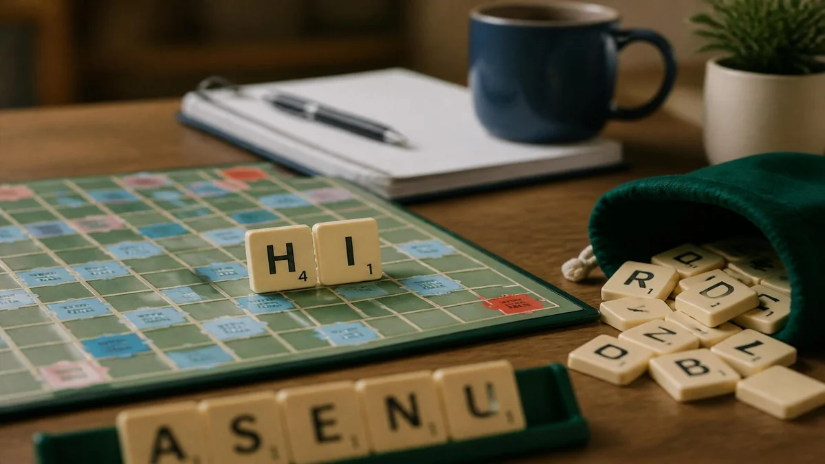 Peut-on jouer le mot hi au Scrabble ? Validité, points et conseils tactiques