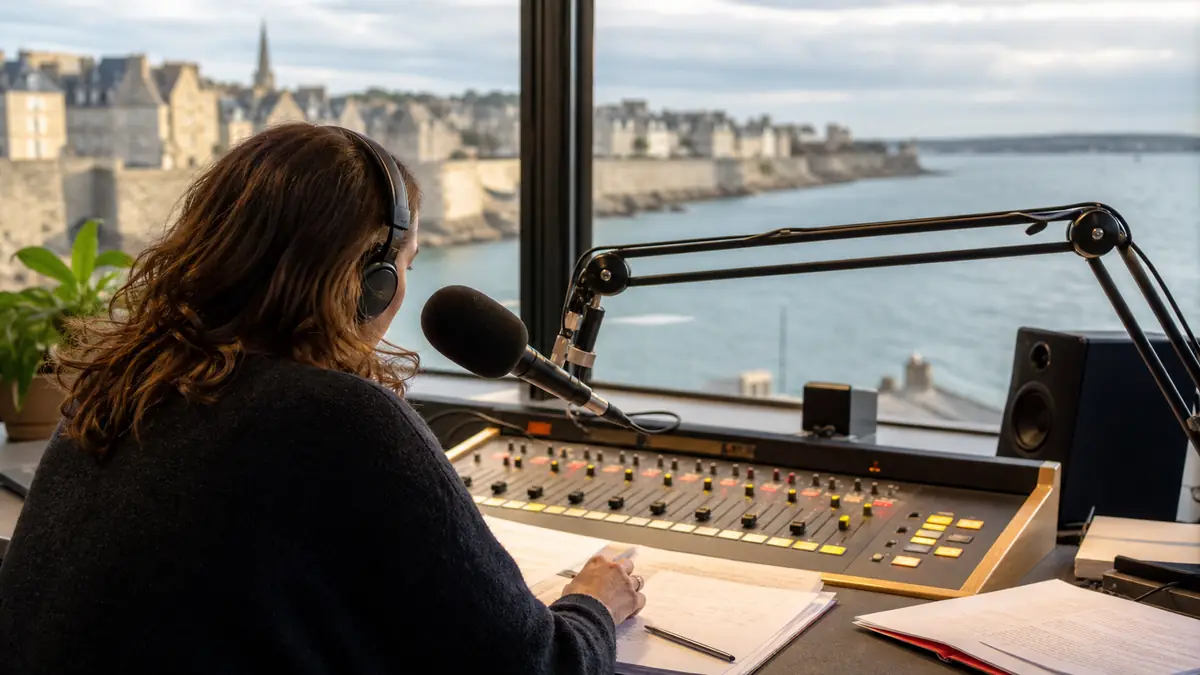L&rsquo;ancrage breton au quotidien : histoire et mutations de la radio bleue Breizh Izel