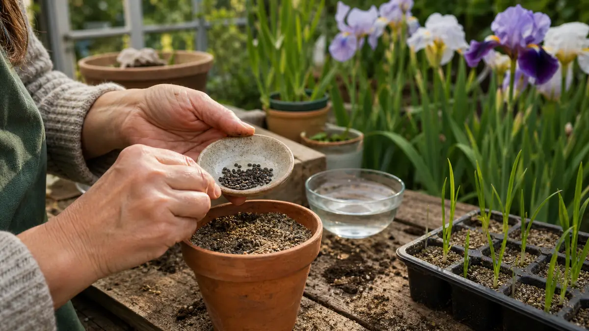 L&rsquo;éloge de la patience : réussir le semis d&rsquo;iris étape par étape