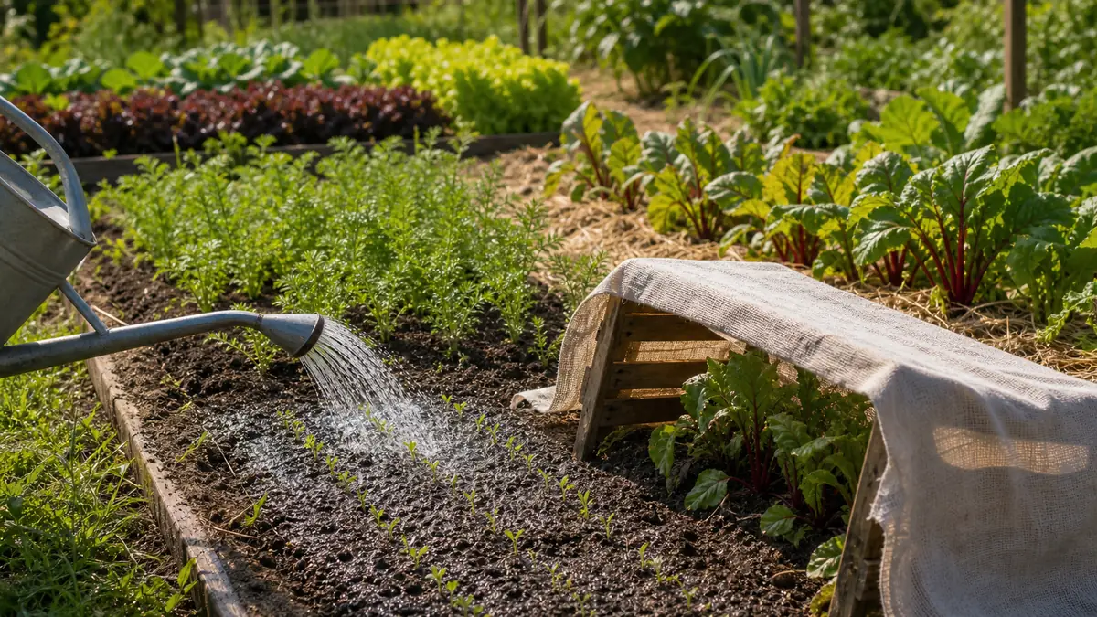 Le potager en plein été : réussir ses semis de juillet