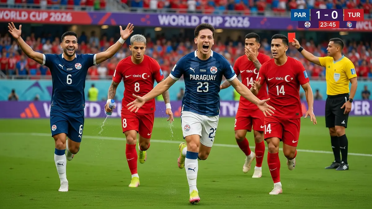 Turquie – Paraguay : le coup de tonnerre qui élimine les Turcs du Mondial