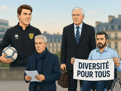 Cette image illustre Pierre Reynaud à travers quatre personnages aux destins variés