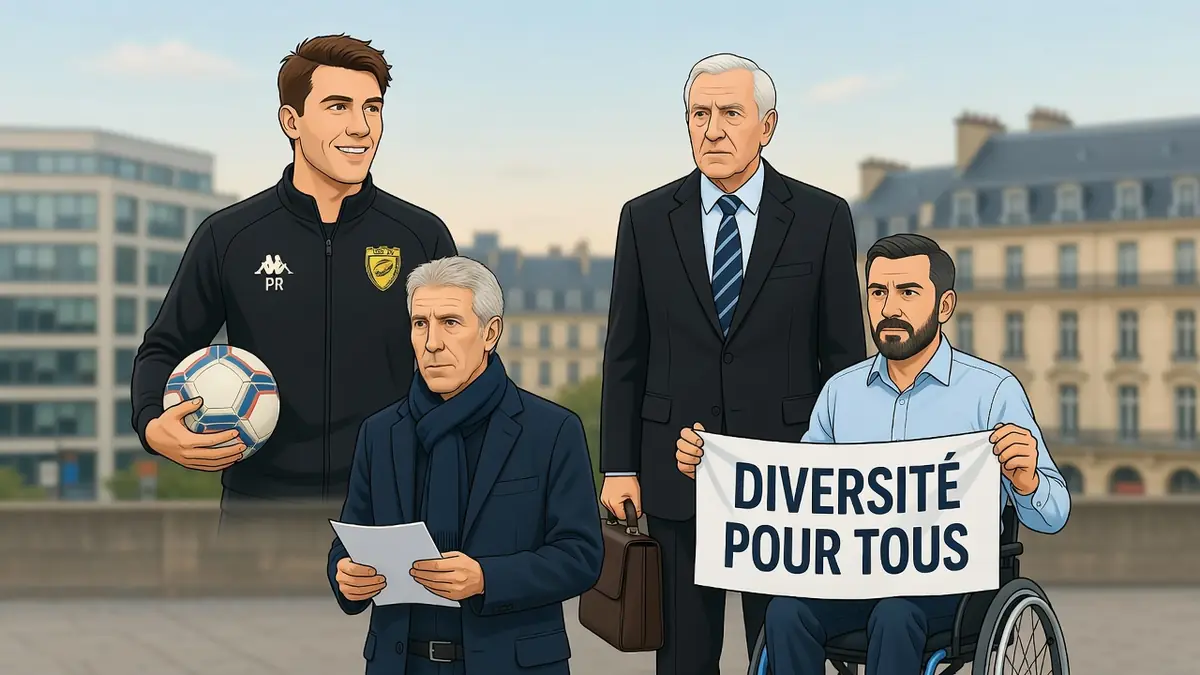 Cette image illustre Pierre Reynaud à travers quatre personnages aux destins variés