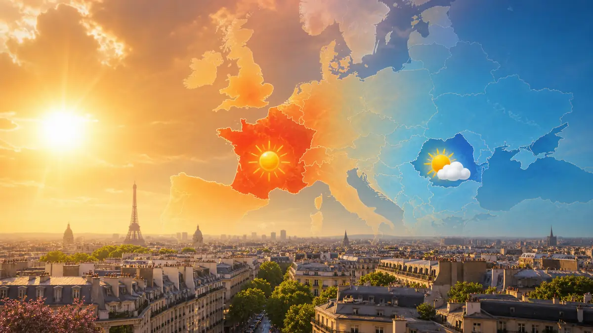 Vremea de mâine : l&rsquo;Europe face aux premières chaleurs de l&rsquo;été 2026