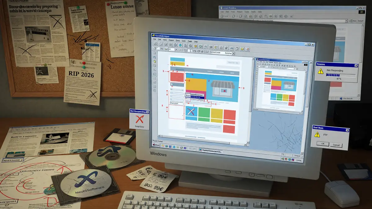 XWebDesignor : grandeur et déclin d&rsquo;un pionnier de la création de sites internet