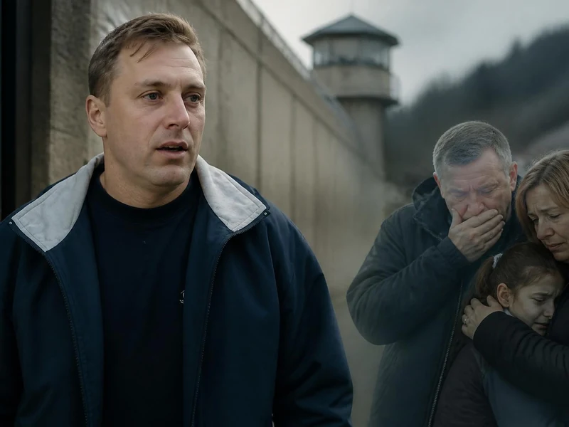 Un homme regarde devant lui près d'un mur de prison pour illustrer la situation de David Hotyat aujourd'hui