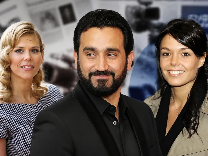Cyril Hanouna couple avec des personnalités féminines dans un montage photo