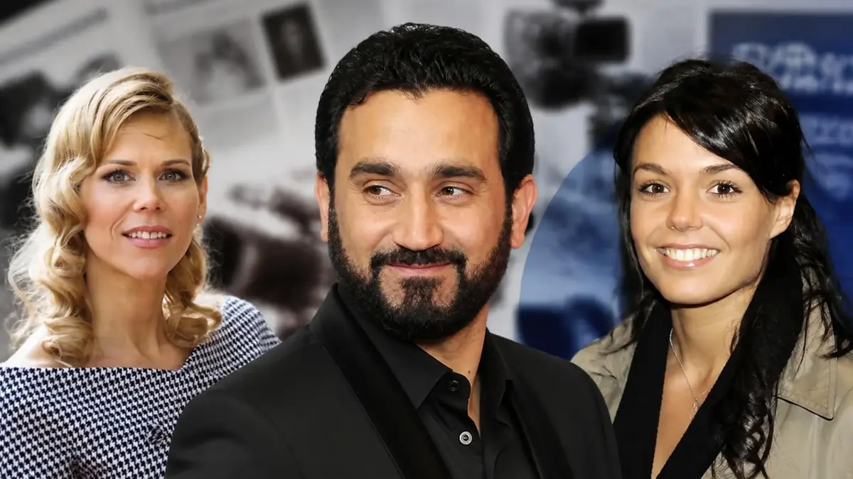 Cyril Hanouna couple avec des personnalités féminines dans un montage photo