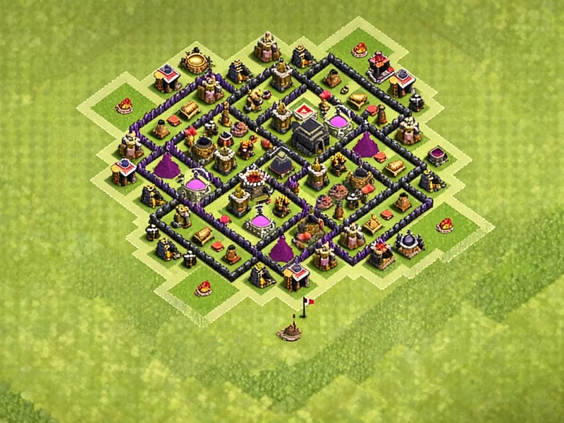 Exemple d'aménagement défensif pour optimiser vos plans Clash of Clans