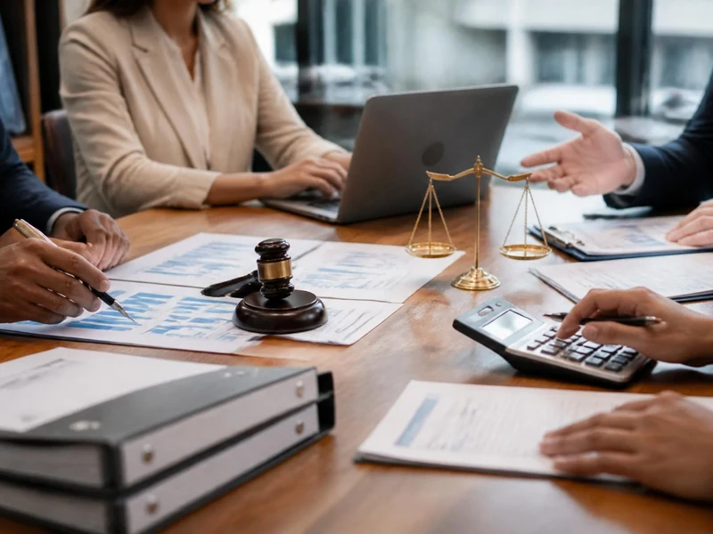 Des professionnels en réunion autour d'une table pour aborder la notion d'appel d'offre définition dans un cadre juridique