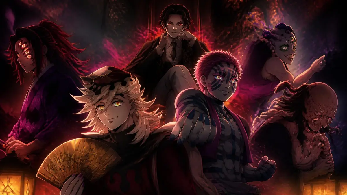 Demon Slayer : hiérarchie, pouvoirs et tragédies de chaque lune supérieure