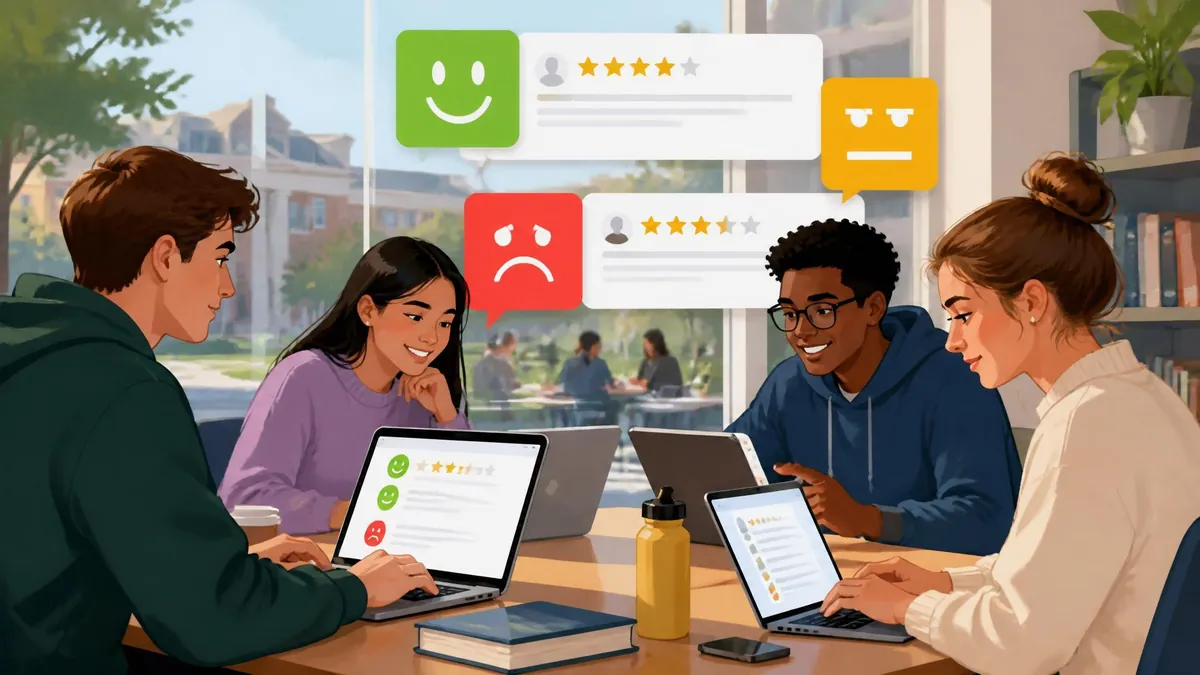 Évaluation à l&rsquo;université : l&rsquo;essor des plateformes de type Rate my class