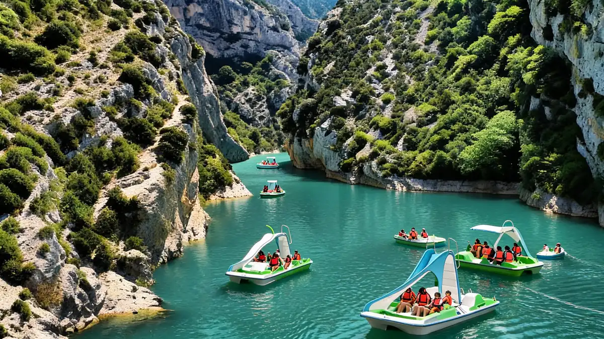 Faire du pédalo dans les gorges du Verdon : tarifs, parcours et conseils