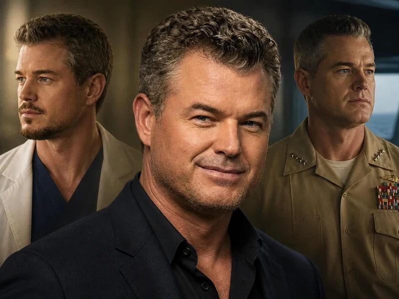 Montage présentant différents rôles marquants dans des films et séries TV avec Eric Dane