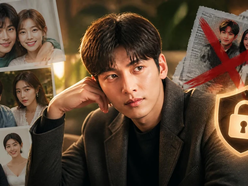L'acteur Ji Chang Wook en réflexion face à des photos de lui et des rumeurs sur un possible Ji Chang Wook couple
