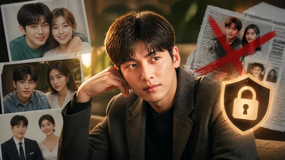 L'acteur Ji Chang Wook en réflexion face à des photos de lui et des rumeurs sur un possible Ji Chang Wook couple