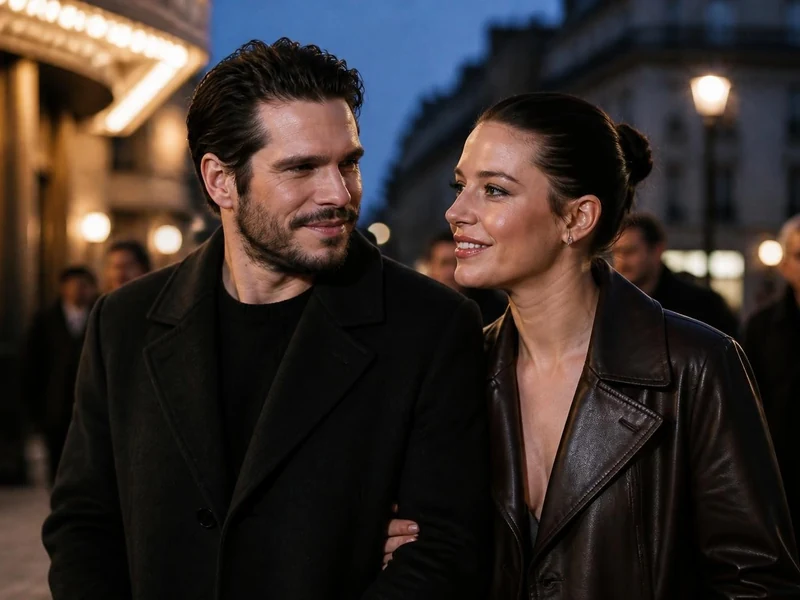 Adèle Exarchopoulos François Civil se regardent avec une grande complicité lors d'une sortie nocturne