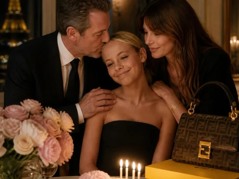 Nicolas Sarkozy et Carla Bruni entourent leur fille pour célébrer le giulia Sarkozy anniversaire lors d'un dîner intime