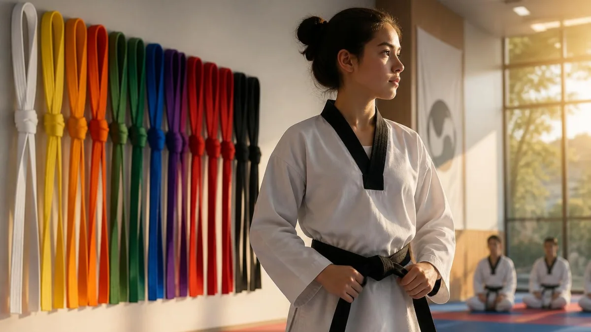 L&rsquo;art de la progression : tout savoir sur les ceintures au Taekwondo