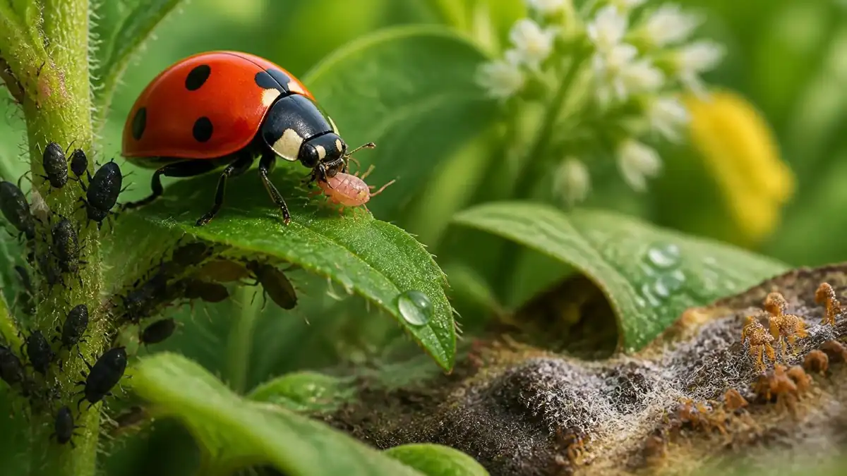 Que mangent les coccinelles ? Révélations sur le menu secret de nos amies du jardin