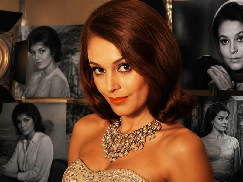Montage photo présentant plusieurs portraits et scènes de films de l'actrice Béatrice Altariba