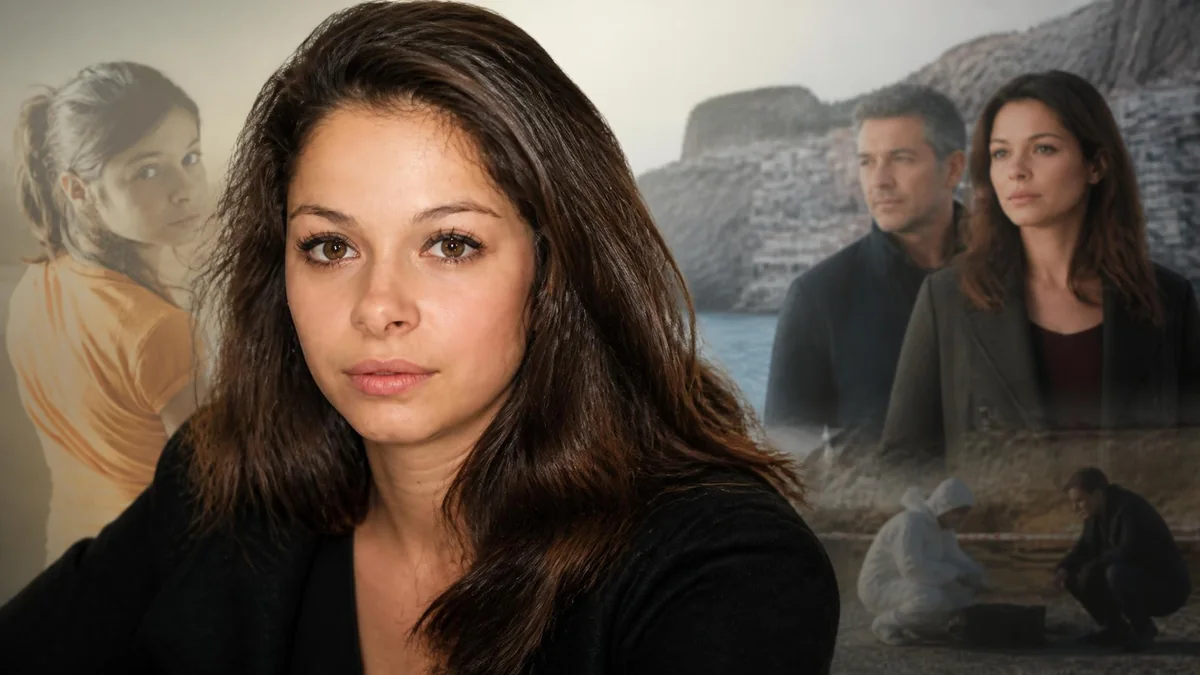 Montage photo montrant différents rôles à l'écran de l'actrice Bertille Chabert