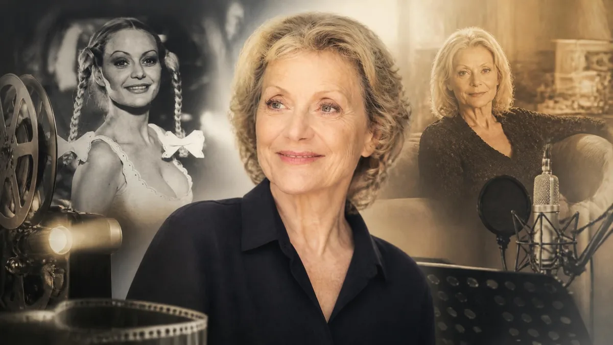Montage photo montrant les différentes étapes de la carrière d'actrice et de voix de Blanche Ravalec