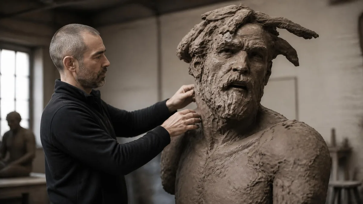 Christophe Charbonnel, le sculpteur qui redonne vie aux mythes dans le bronze