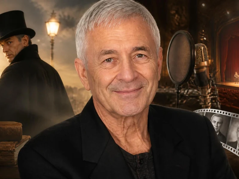 Portrait de l'acteur François Dunoyer illustrant sa riche carrière au théâtre et au doublage