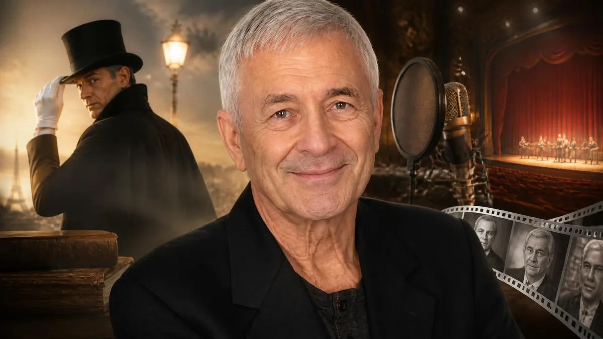 Portrait de l'acteur François Dunoyer illustrant sa riche carrière au théâtre et au doublage