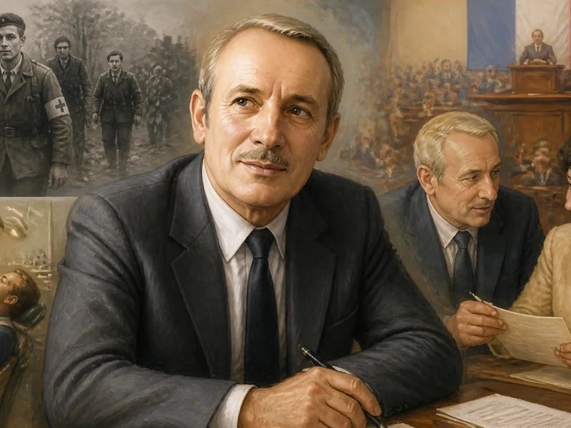 Portrait illustrant les différentes facettes de la vie politique et professionnelle de Jean Narquin