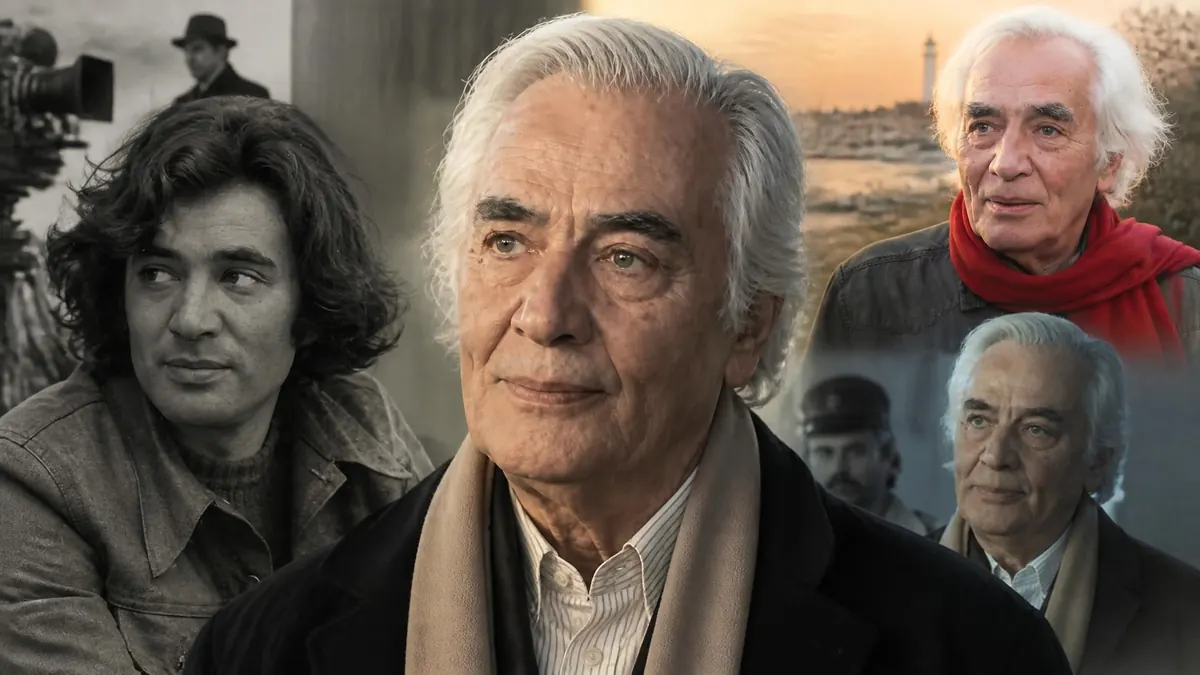 Montage photo montrant les différents visages et âges de l'acteur français Paul Barge au cours de sa carrière