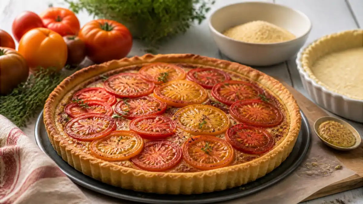 Tartes à la moutarde et aux tomates : nos secrets pour éviter la pâte détrempée