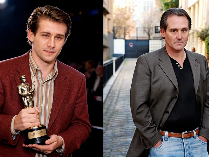 Montage photo montrant l'évolution physique de l'acteur Wadeck Stanczak au fil de sa carrière