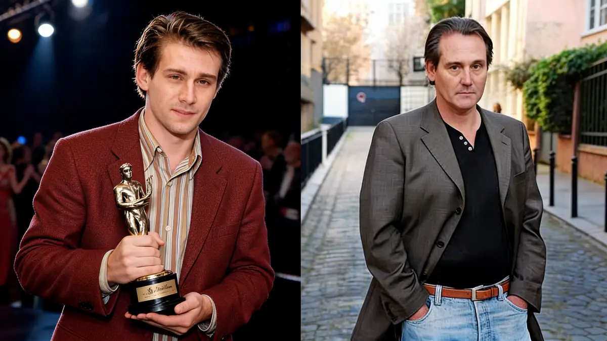 Montage photo montrant l'évolution physique de l'acteur Wadeck Stanczak au fil de sa carrière