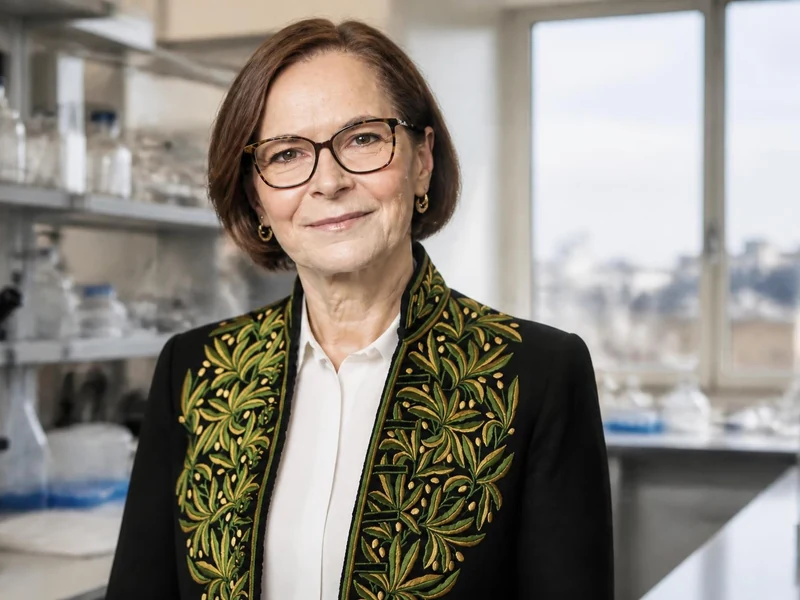 Portrait de la chercheuse Yasmine Belkaid dans son laboratoire